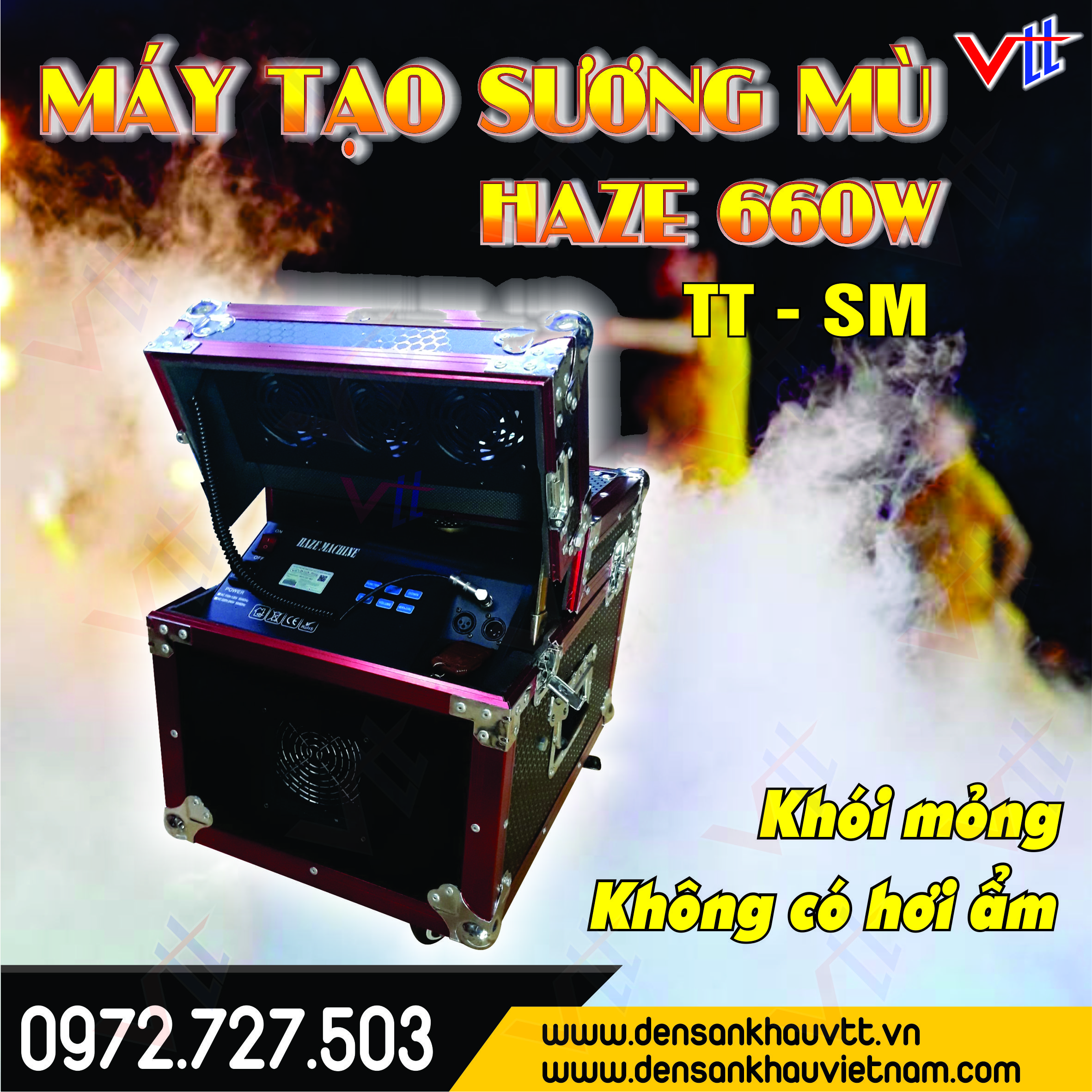 MÁY TẠO SƯƠNG MÙ HAZE 660W