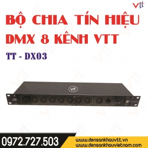 BỘ CHIA TÍN HIỆU DMX 8 KÊNH VTT