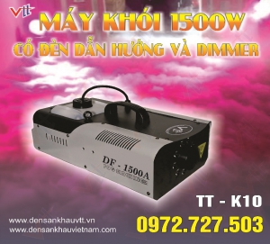 MÁY KHÓI 1500W CÓ ĐÈN HƯỚNG DẪN VÀ DIMMER