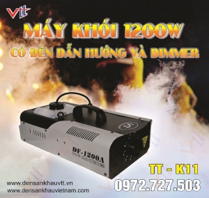 MÁY KHÓI 1200W CÓ ĐÈN HƯỚNG DẪN VÀ DIMMER