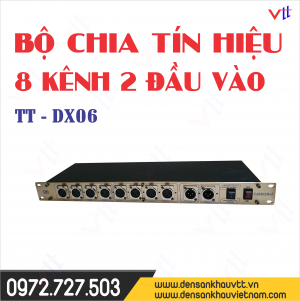 BỘ CHIA TÍN HIỆU 8 KÊNH DMX 2 ĐẦU VÀO